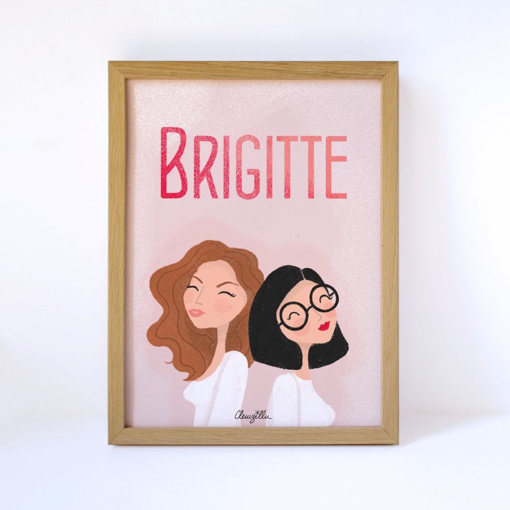 affiche brigitte illustration