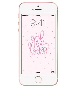 fond ecran iphone 6 girl boss