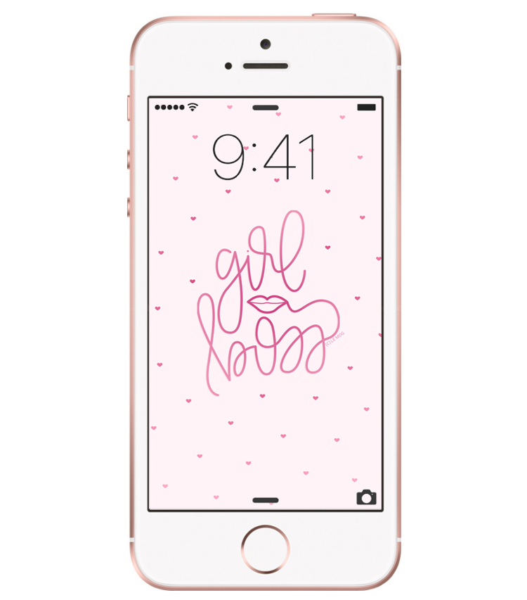 fond ecran iphone 6 girl boss