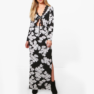 robe longue boohoo