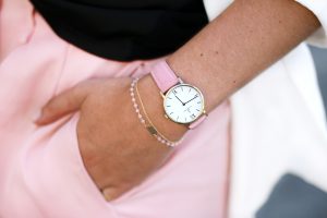 montre rose kapten and son