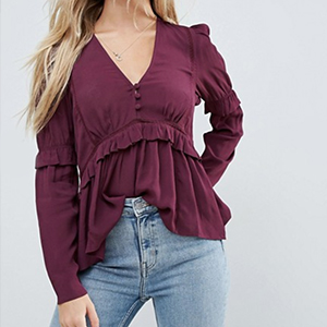 blouse bordeaux asos