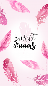 fond d'écran sweet dreams plume