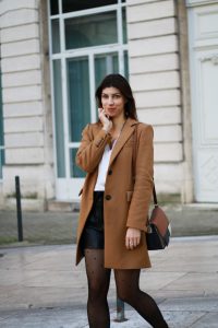 look manteau camel automne outfit