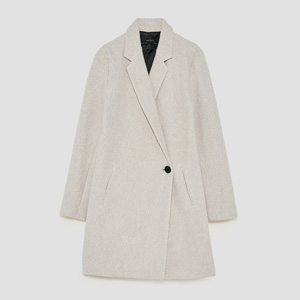 manteau gris zara