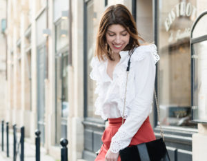 look blouse broderie blanche printemps