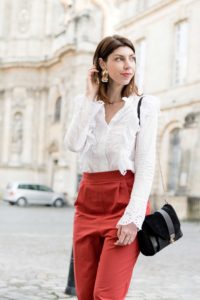 look mode blogueuse bordeaux printemps