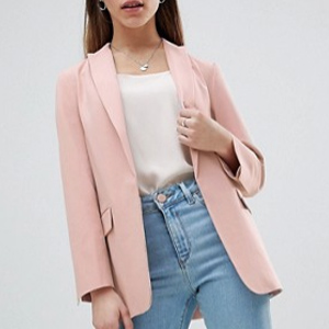 blazer rose nude