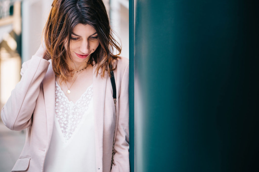 look mode printemps top dentelle blanc