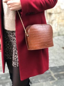 sac croco camel sezane