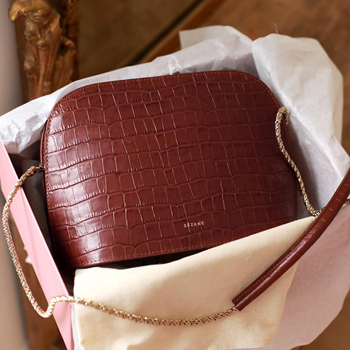 sac croco sezane