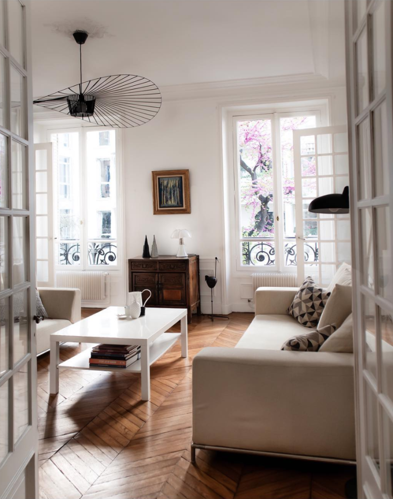 appartement chic moderne parisien