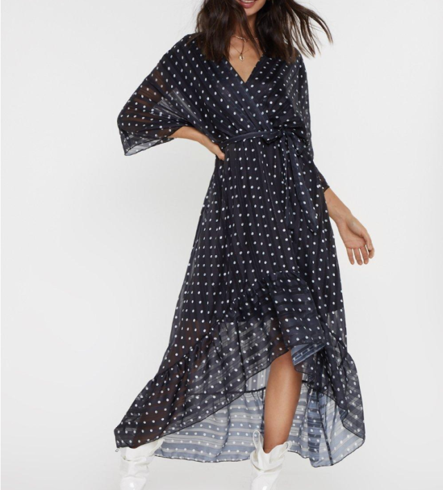 robe longue a pois Pastel Blog lifestyle, mode & déco Bordeaux