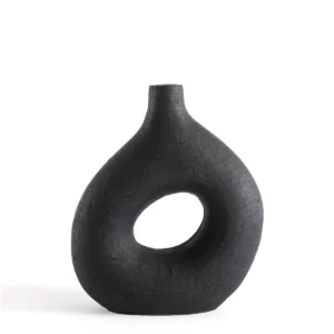 vase noir