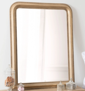 miroir dore chic