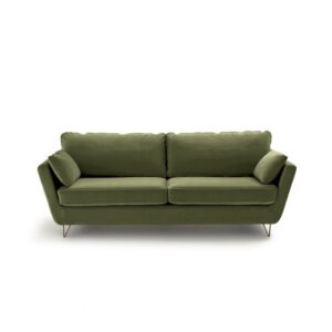 canape convertible velours olive