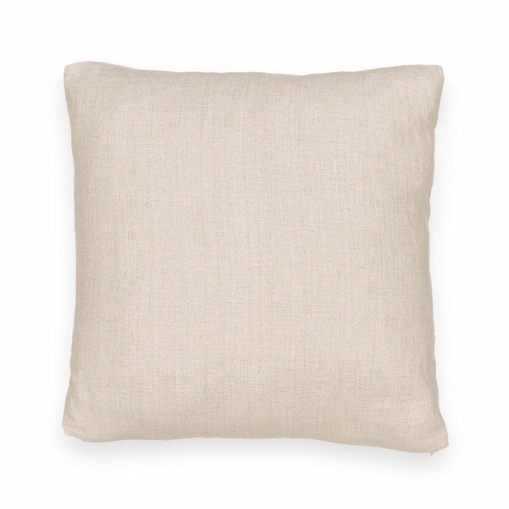 coussin lin naturel