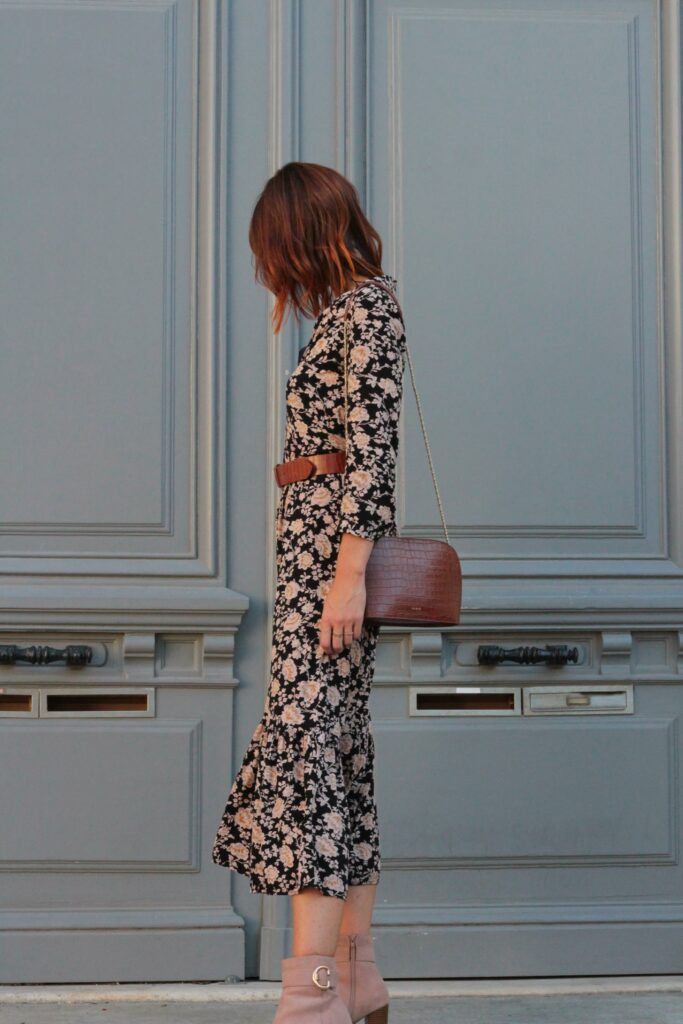 porter robe longue en hiver