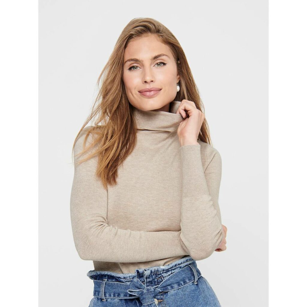 pull maille fine col roule