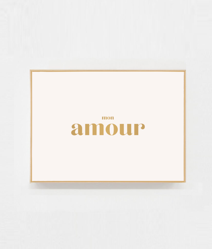 Carte a message mon amour
