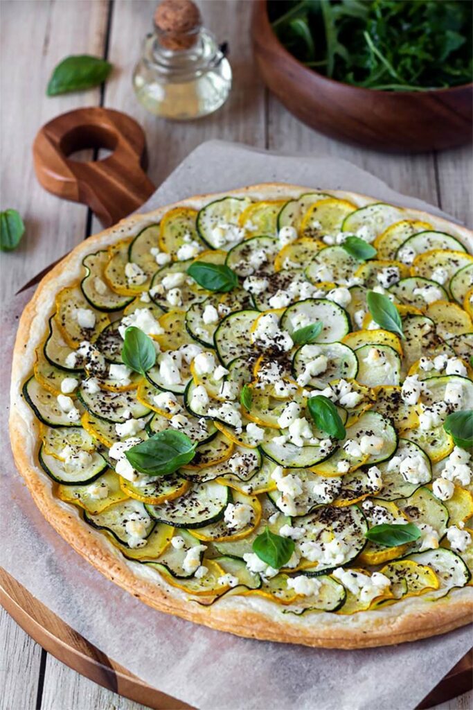tarte courgette avec pimp up